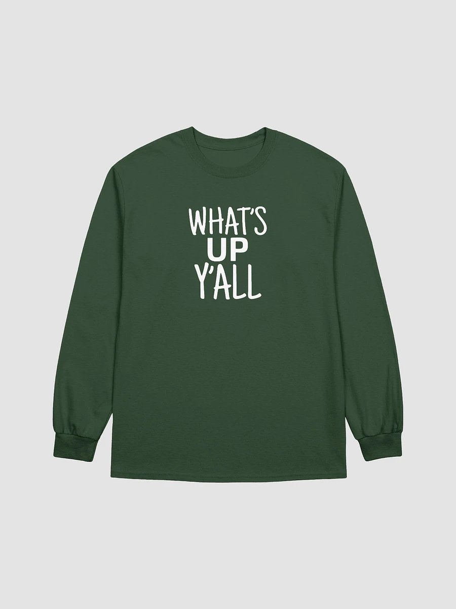 What's up y'all Cotton Long Sleeve Shirt product image (13)