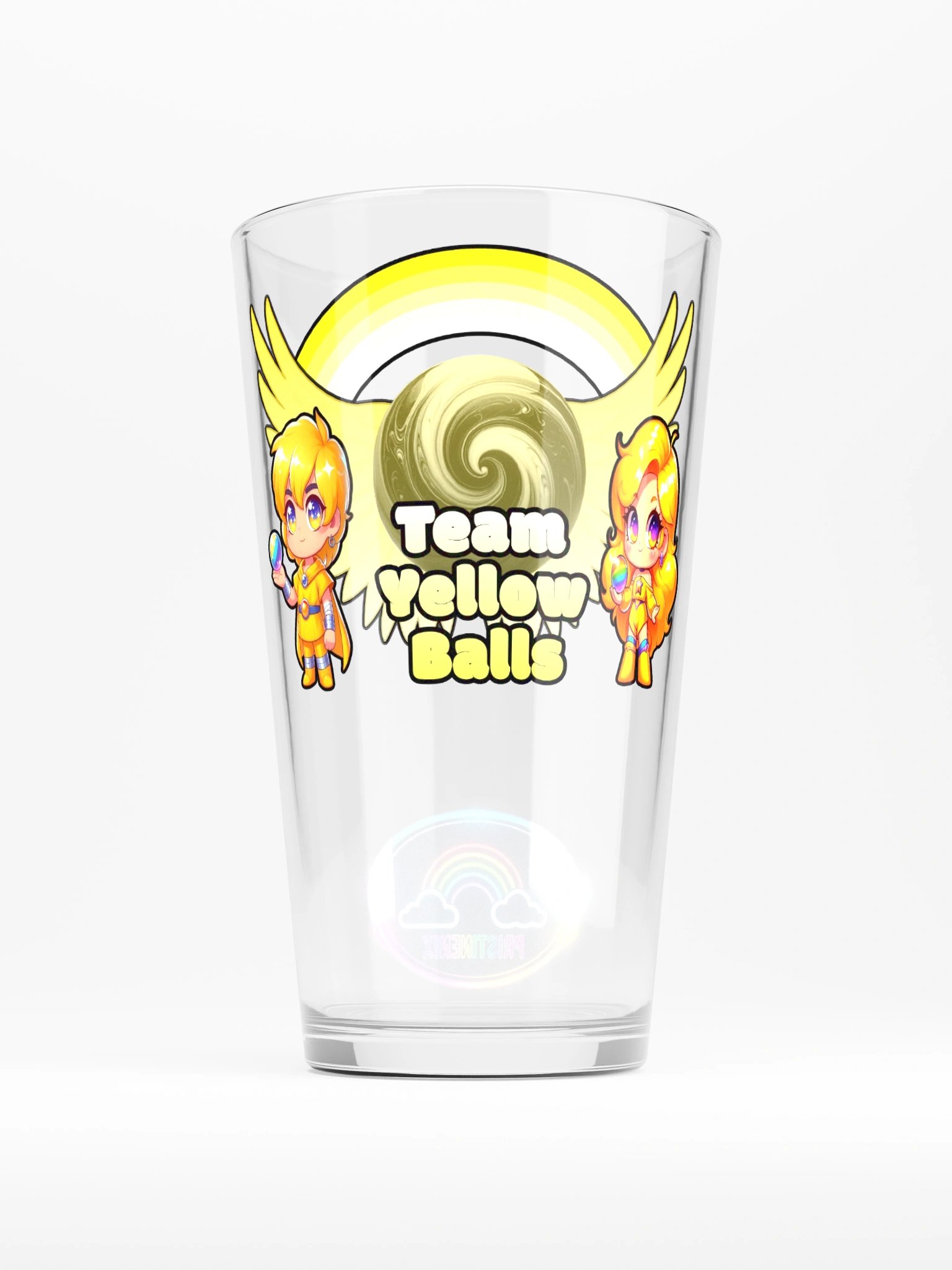 Team Yellow Balls Skydrate Glass product image (1)