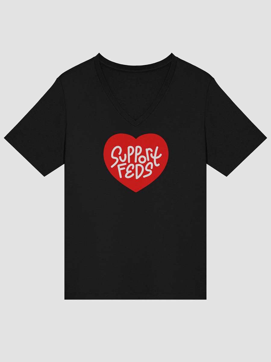 Support Feds Women's Cut V-Neck T-shirt product image (10)
