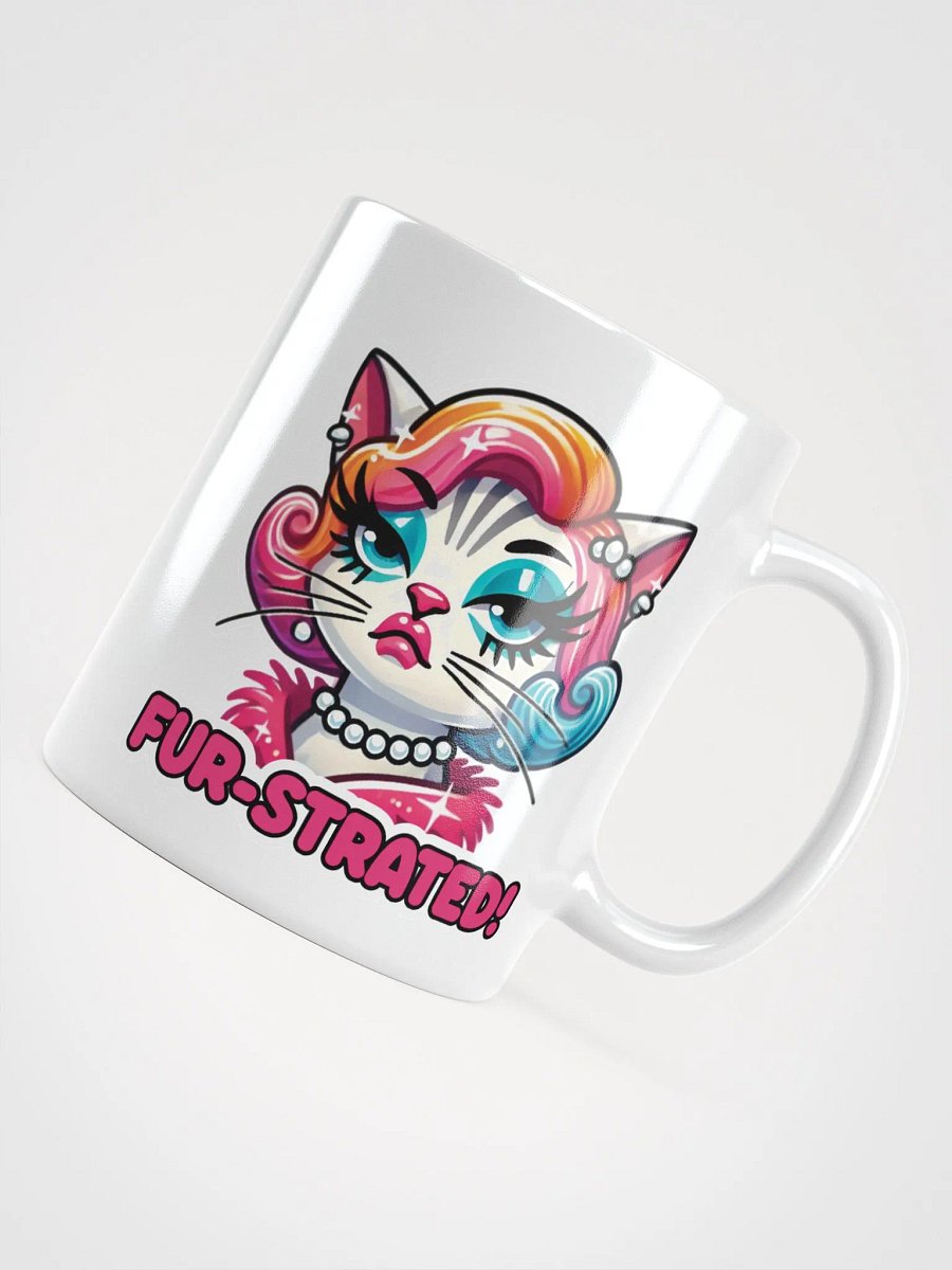 Fur-strated! White Glossy Mug product image (12)