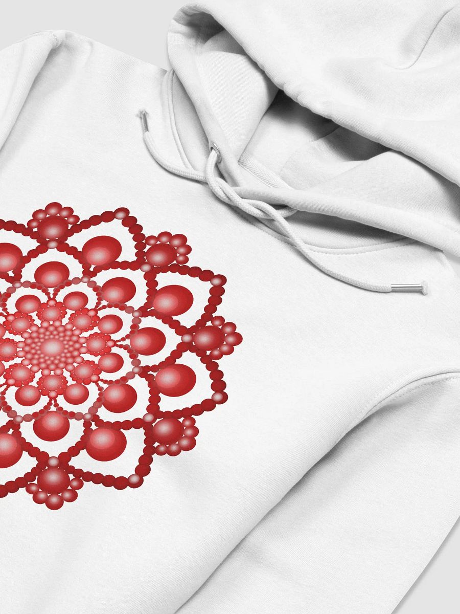 Red Dot Mandala Unisex Eco Hoodie product image (3)