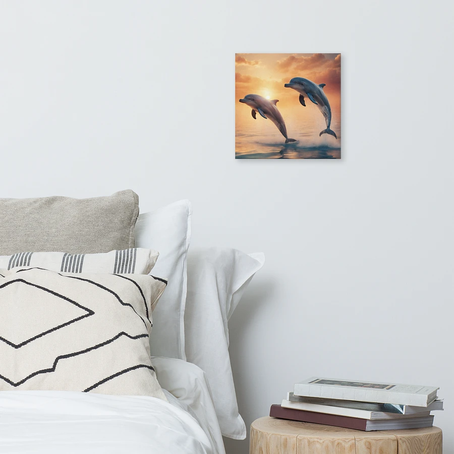 Dolphins Leaping From The Sea Wall Art product image (6)