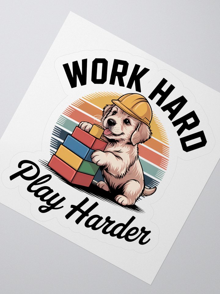 Work Hard Play Harder Human Design Generator & Mani-Gen Sticker product image (5)