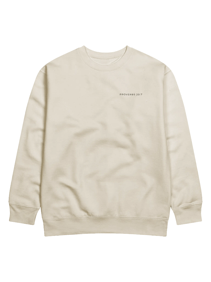 Proverbs 20:7 Men's Sweatshirt product image (1)