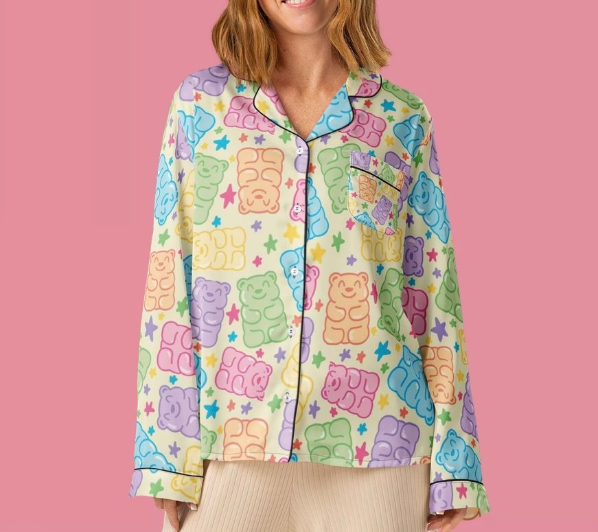 bear Gummy Dreams Pajama Top product image (4)