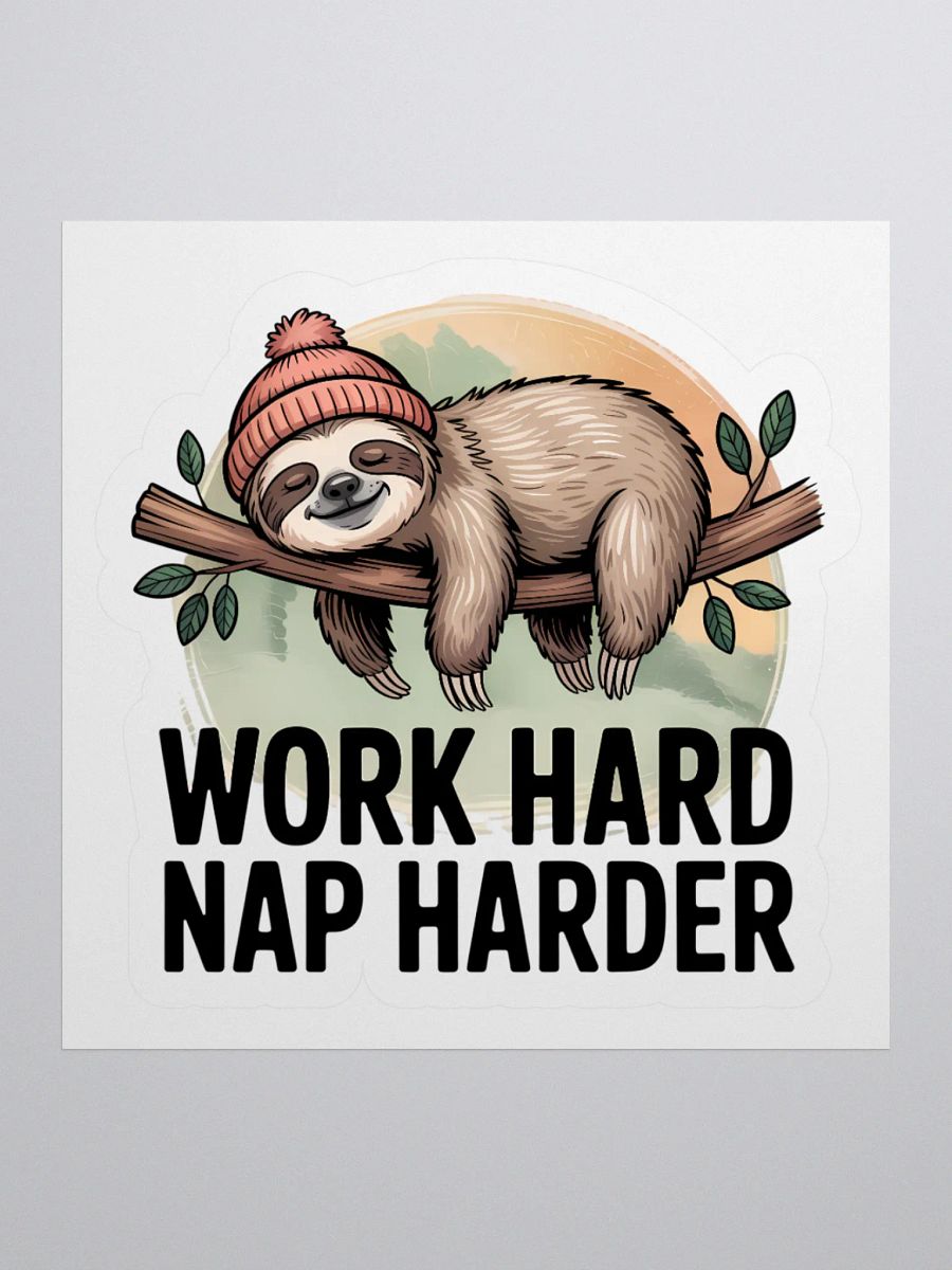 Work Hard Nap Harder Human Design Manifestor Sticker product image (3)