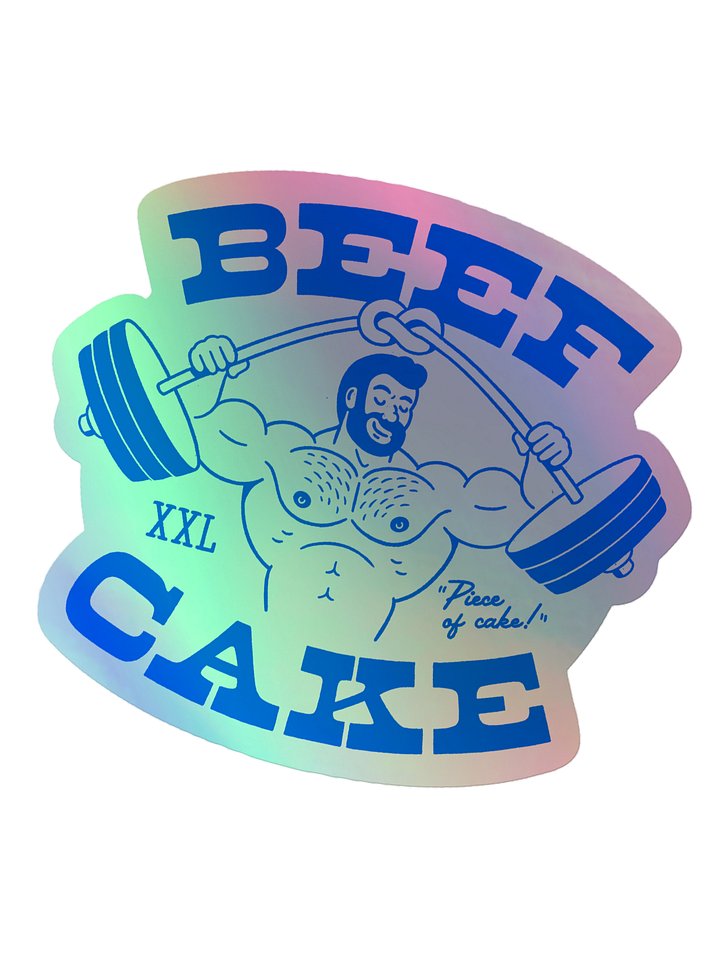 BEEFCAKE Athletics Holographic Sticker product image (2)