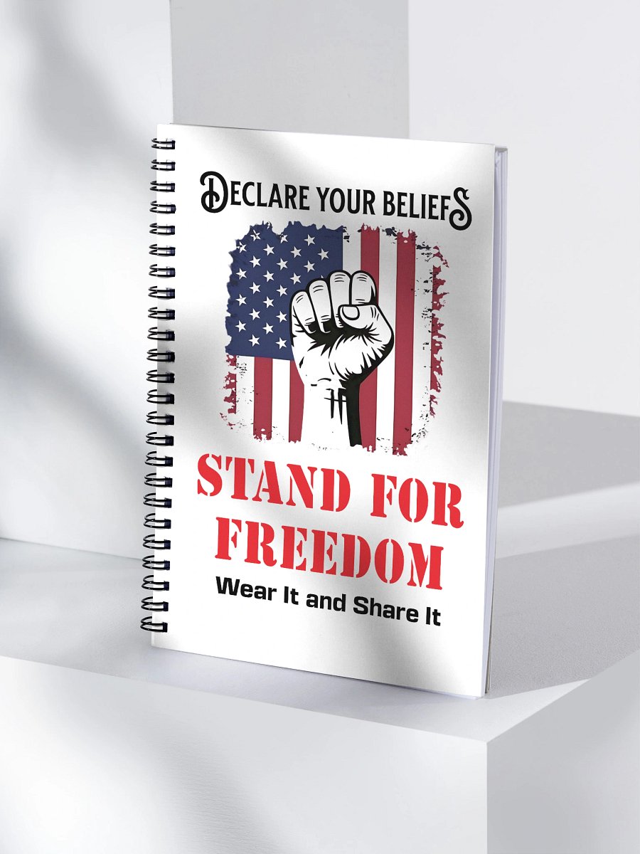 Proudly Stand for freedom Spiral Notebook product image (4)