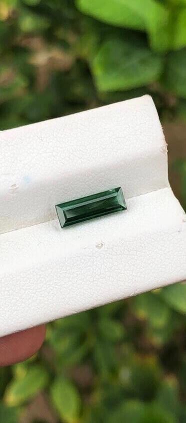 EMERALD CUT TOURMALINE GEMSTONE FOR RING STONE FOR WIRE WRAPPING, 1.70 CRT product image (1)