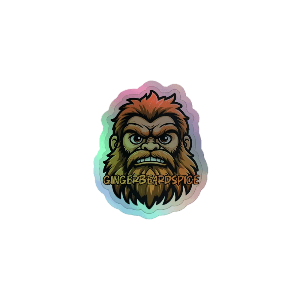 Ginger Squatch Sticker Shiny Edition product image (1)