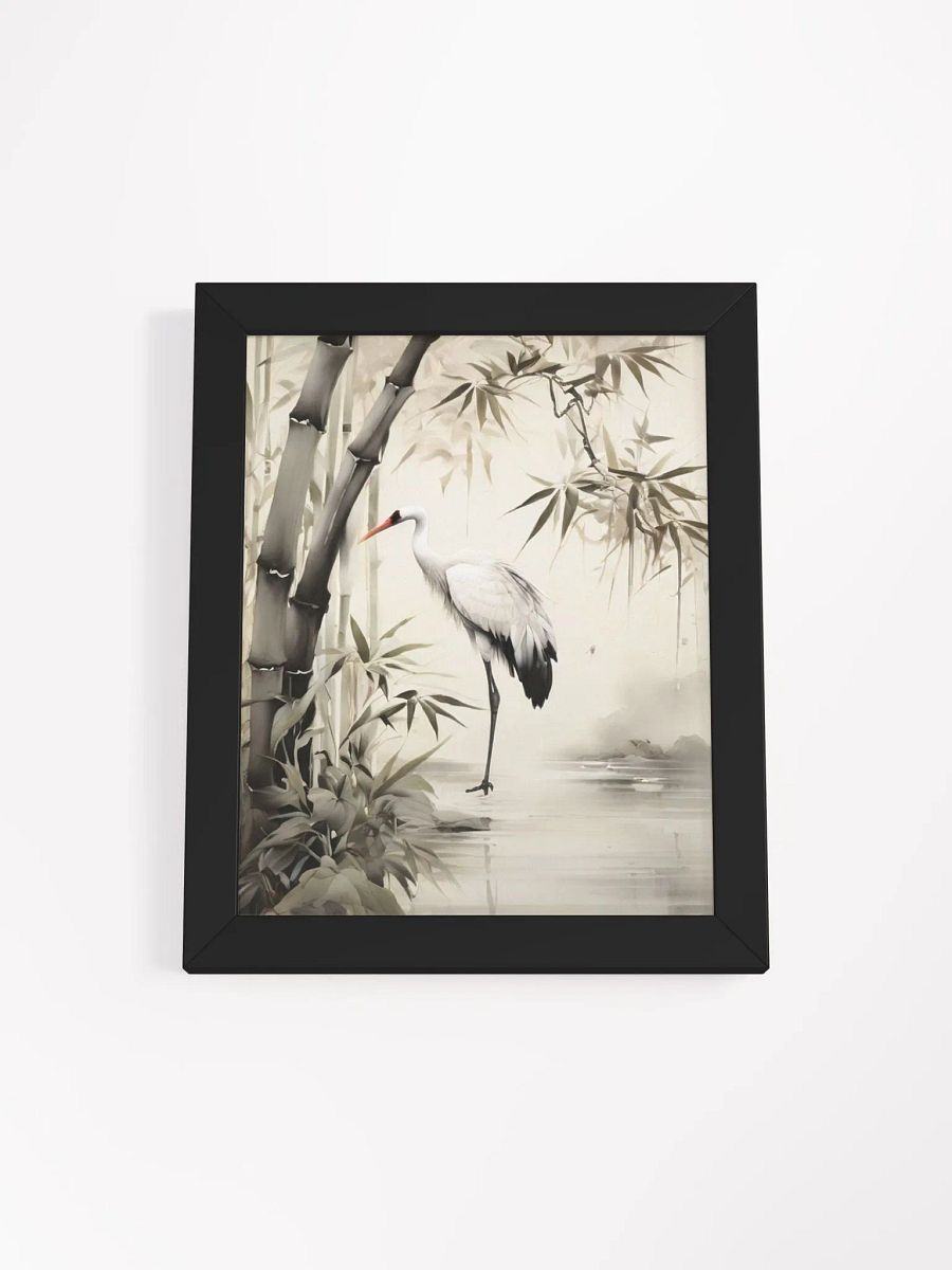 Chinese Art Eco-Friendly Ayous Wood Framed Poster product image (1)
