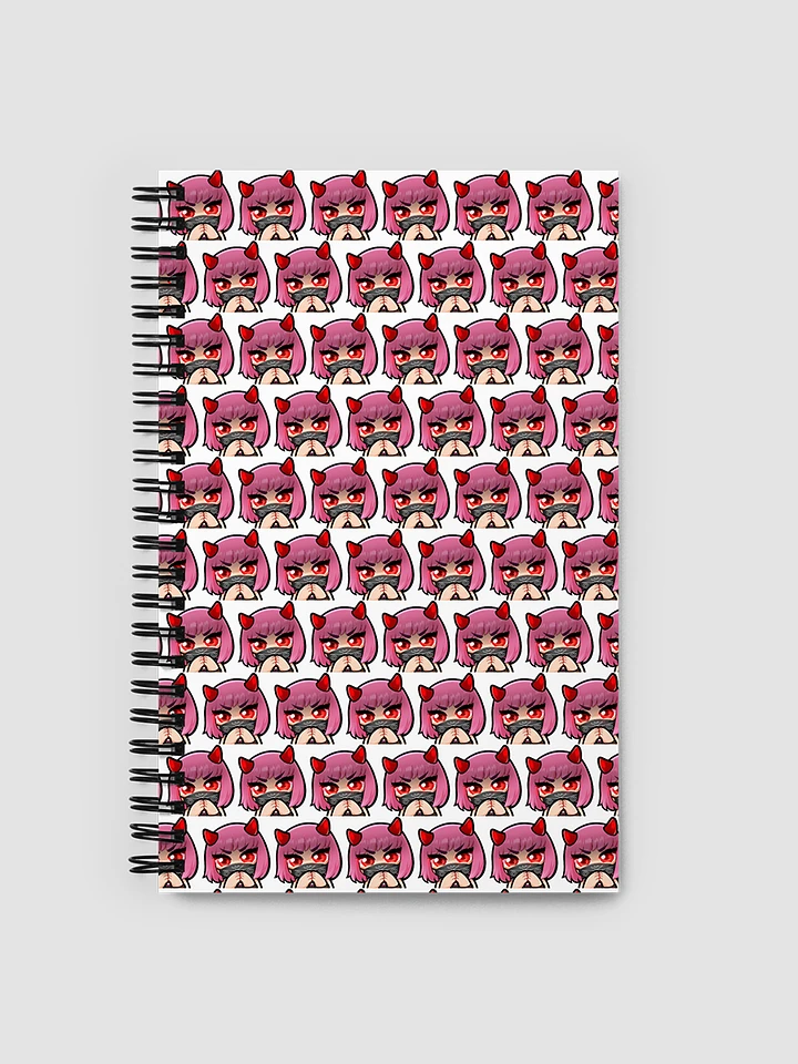 Demon Spiral Notebook (White) product image (1)