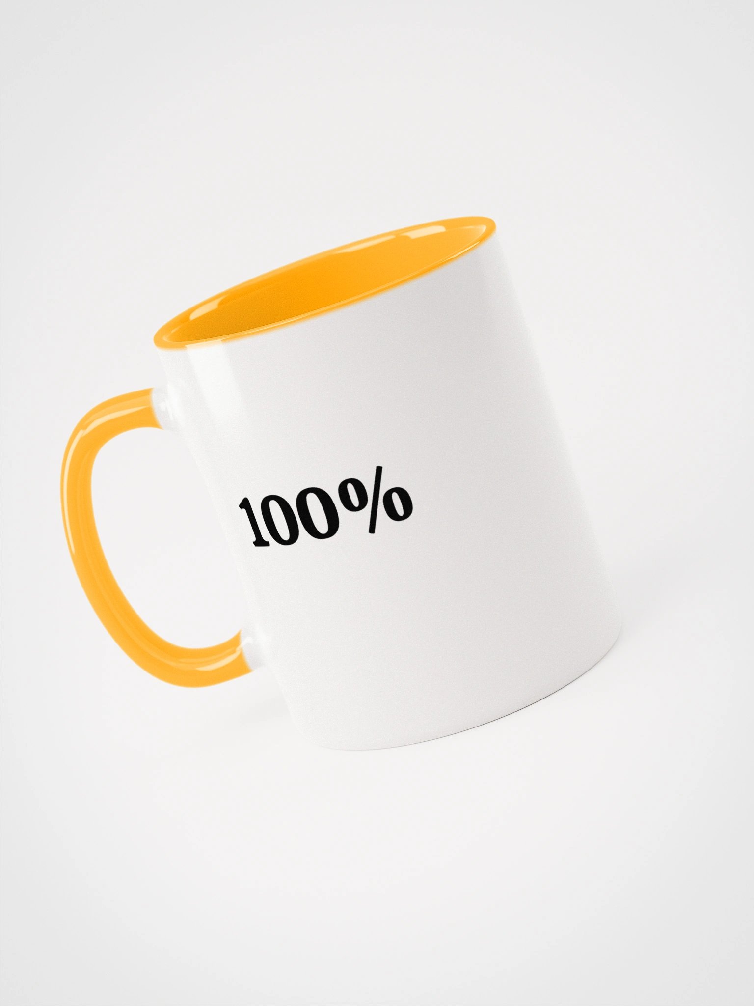 “100%” My Vibe Ceramic Mug with Color product image (4)