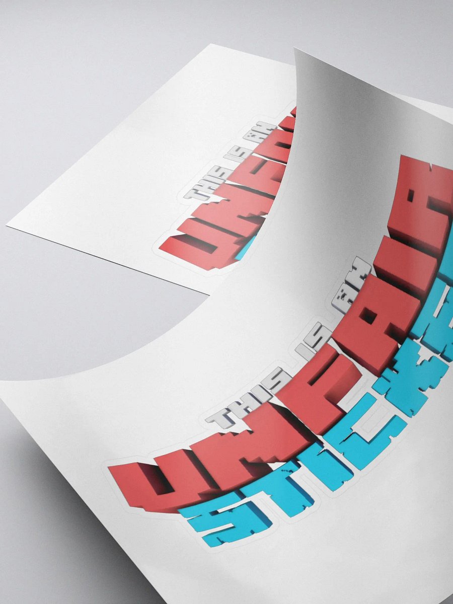 Unfair Sticker product image (4)