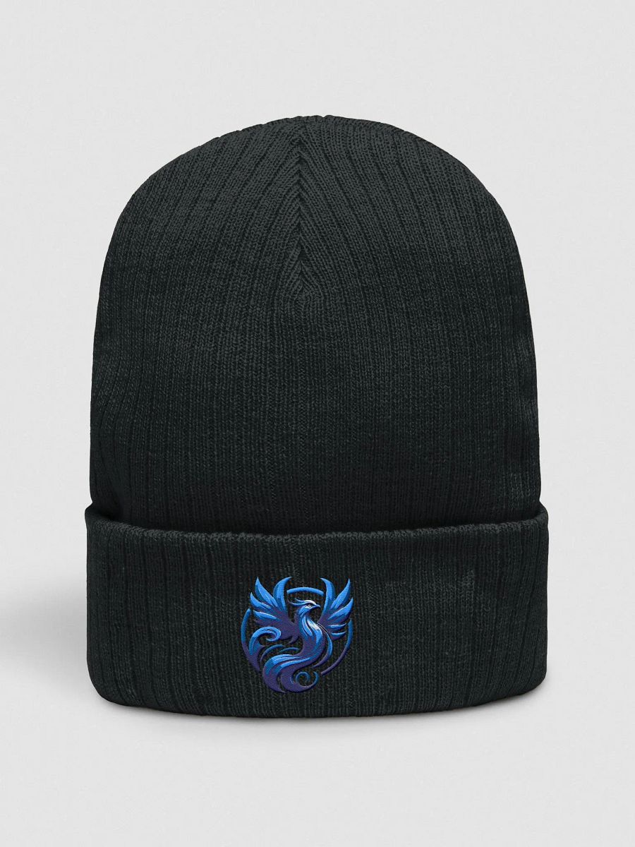 Blue Avian Ribbed Knit Beanie product image (19)