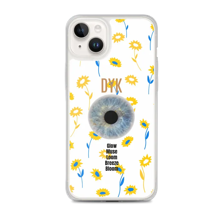 DYK Floral Eye Muse Glow Loom Breeze Bloom iPhone® Clear Case product image (1)