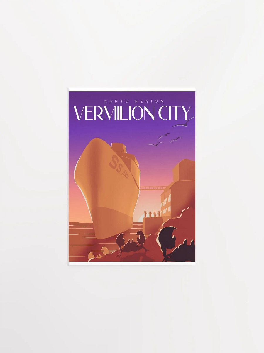 Travel Poster - Vermilion City product image (1)