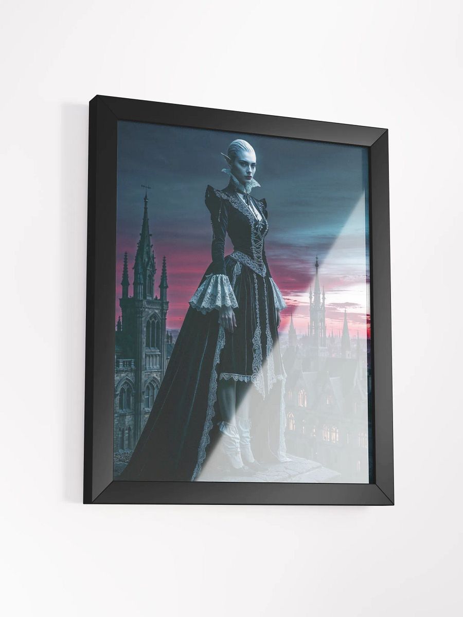 Gothic Crimson Dusk Framed Print product image (14)
