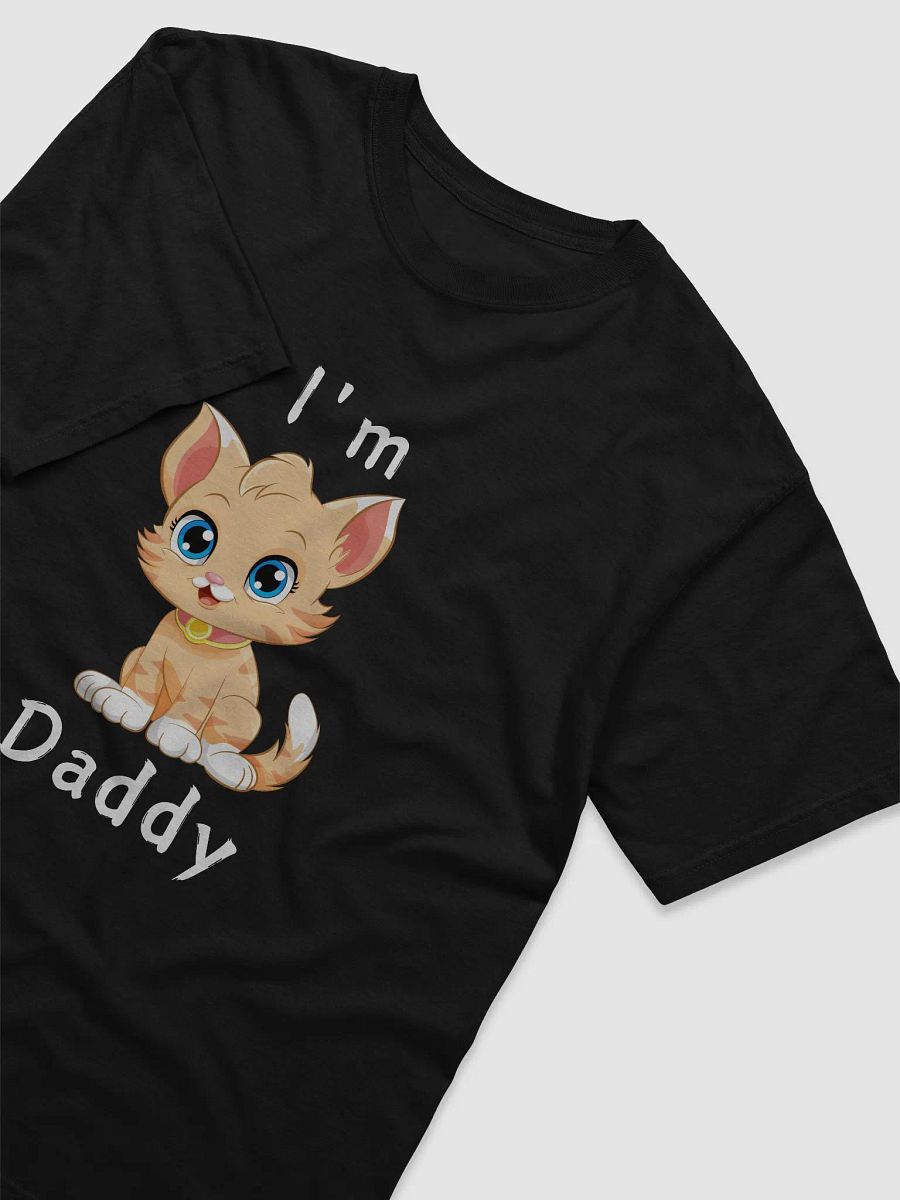 Cute Cartoon Kitten Daddy T-Shirt product image (9)