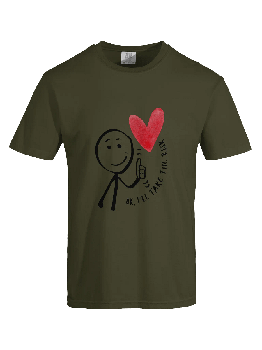 Ok, I'll Take the Risk Heavyweight T-Shirt product image (61)