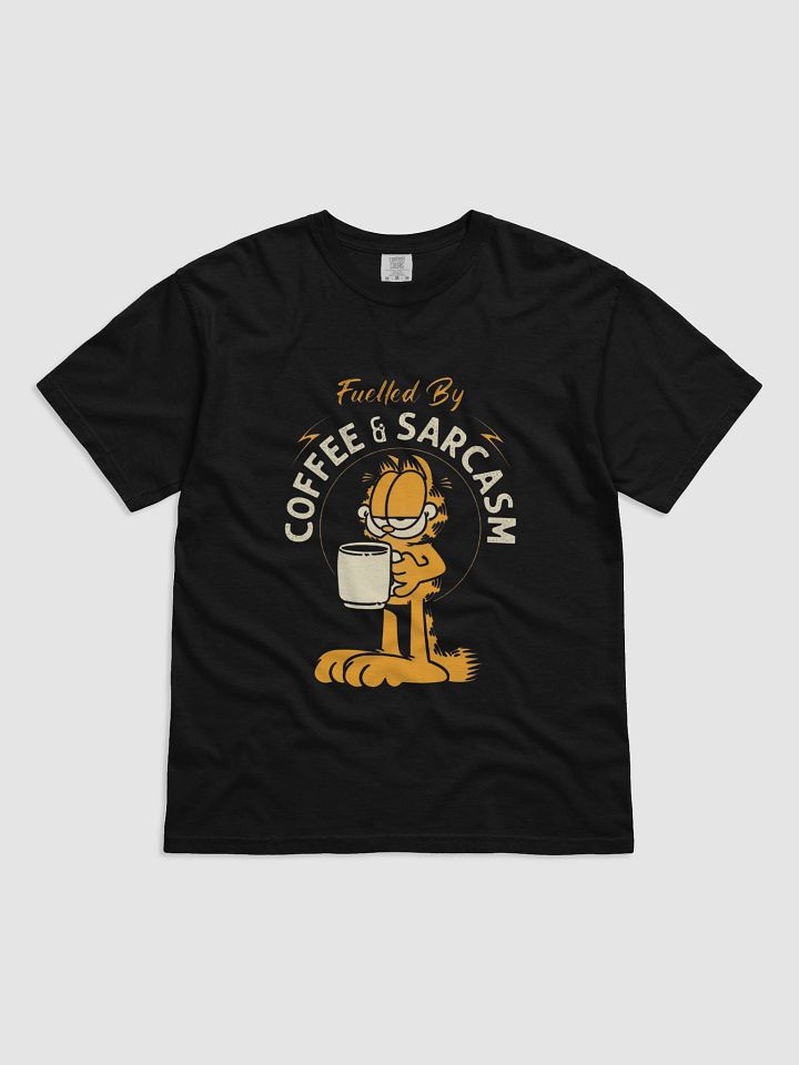 Sarcastic Feline Coffee Lover Tee product image (1)