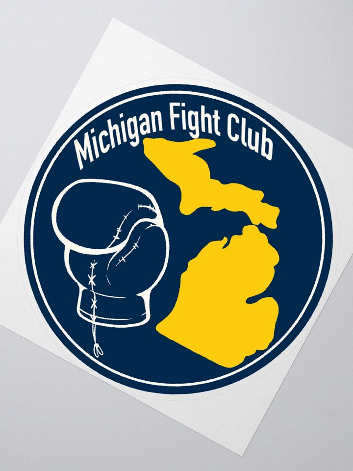 Michigan Fight Club Sticker product image (2)