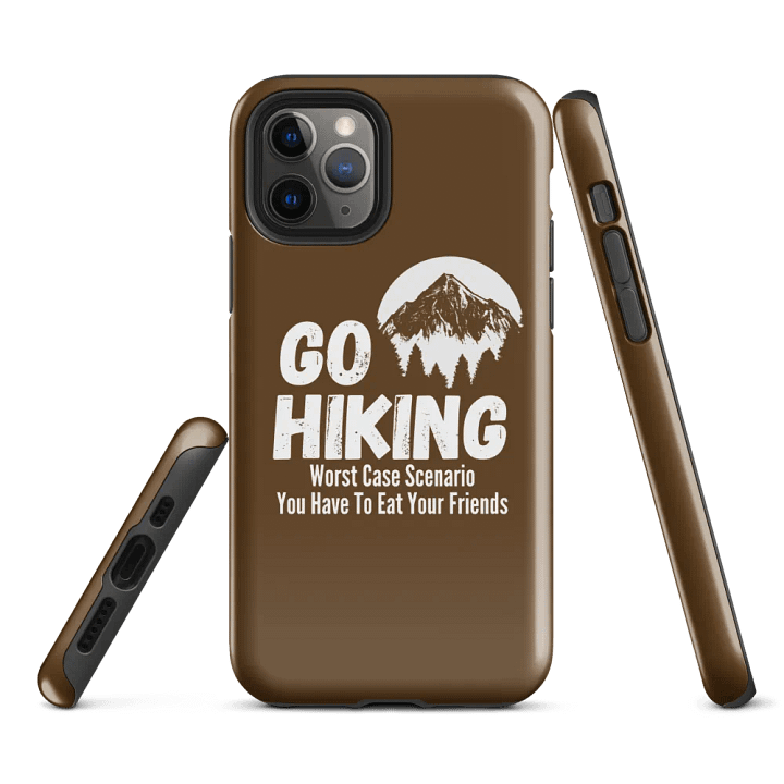 Go Hiking, Worst Case Scenario iPhone Tough Case product image (3)