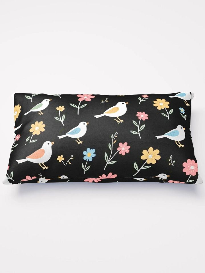 Whimsical Bird and Flower All-Over Print Pillow product image (10)