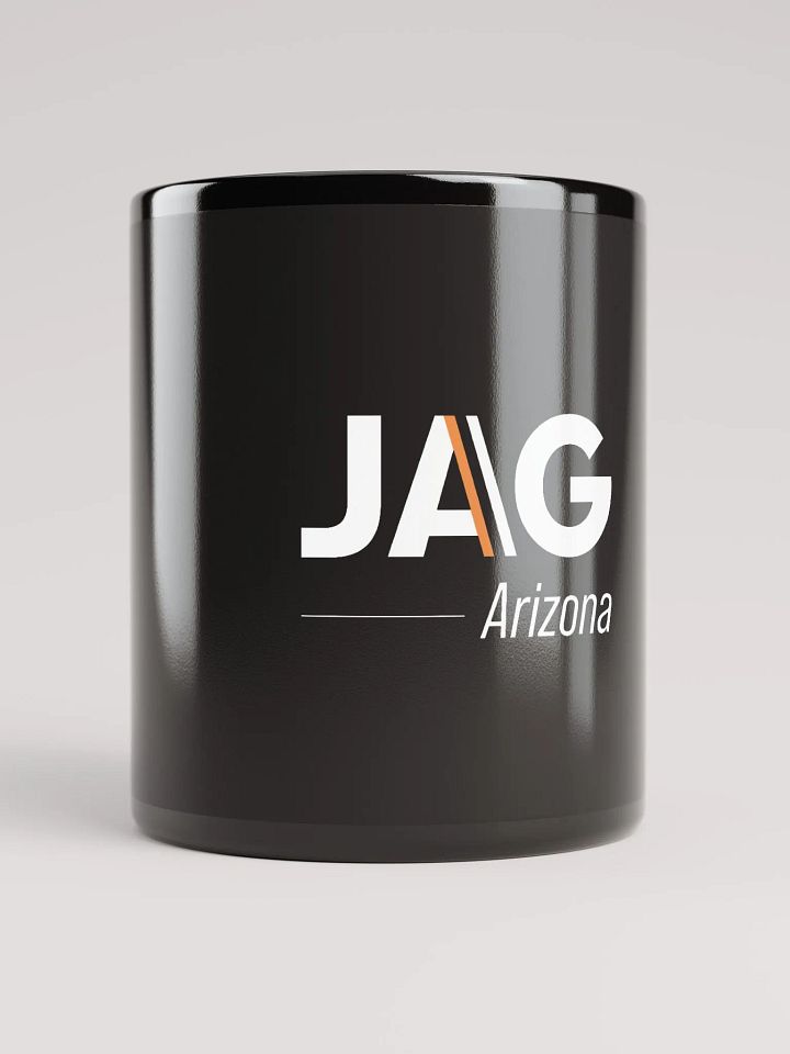 JAG Arizona Logo Glossy Black Mug product image (1)