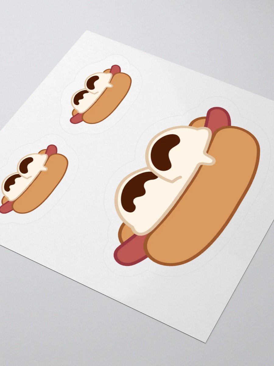 Ice Cream on a Hot Dog Stickers product image (8)