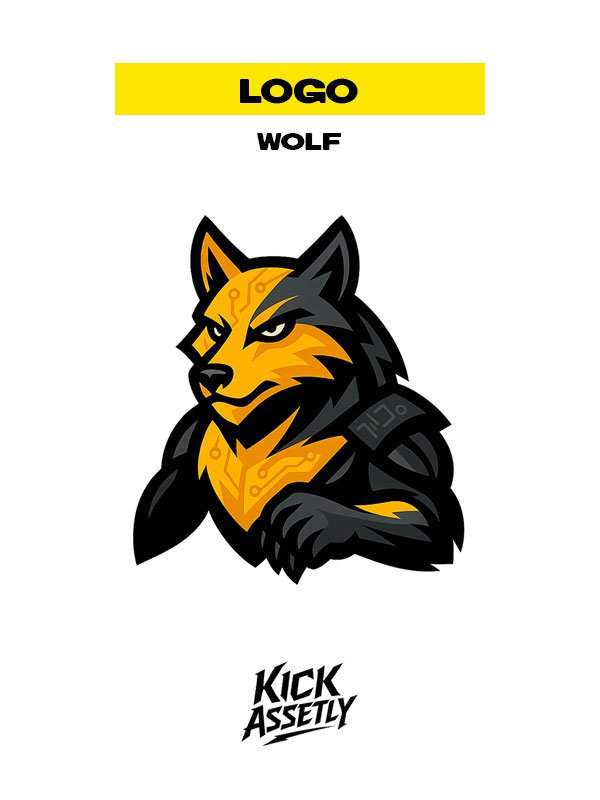 Wolf 1- Mascot logo product image (1)