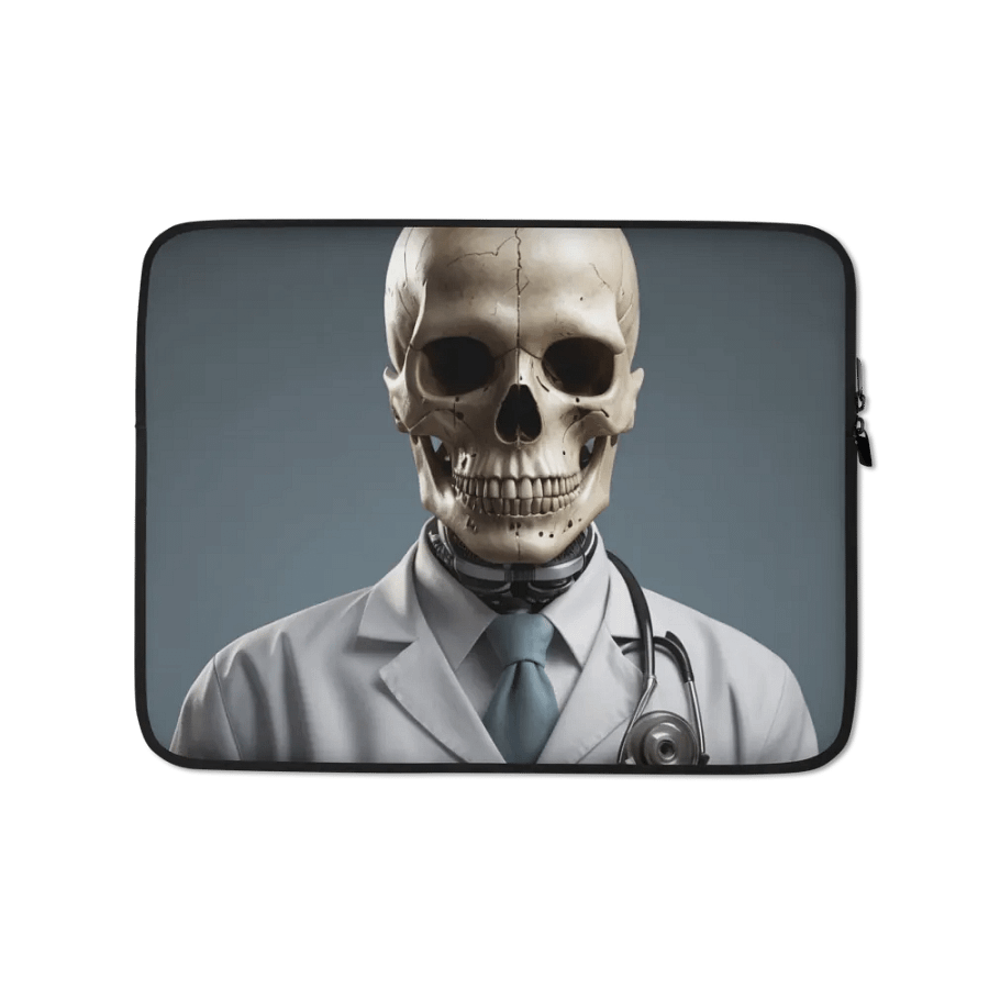 Doctor Skull Laptop Sleeve product image (1)