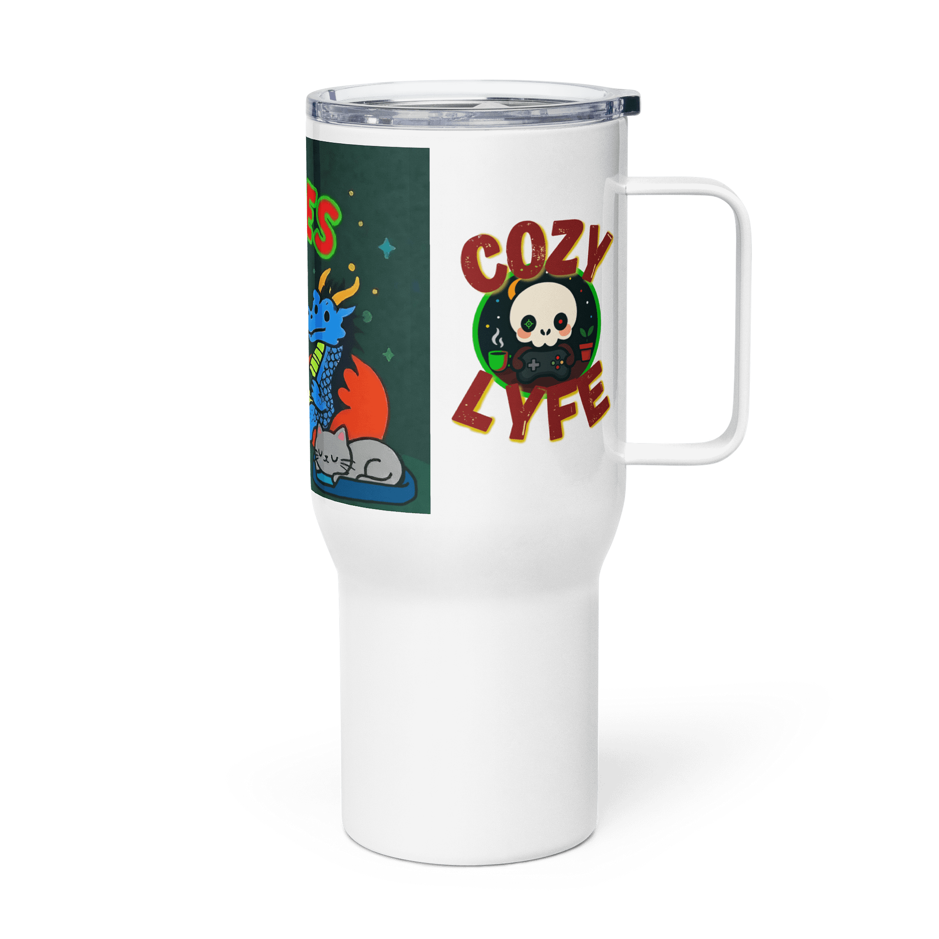 Cozy Lyfe x Blood Does Games Travel Mug (25oz & 40oz) product image (4)