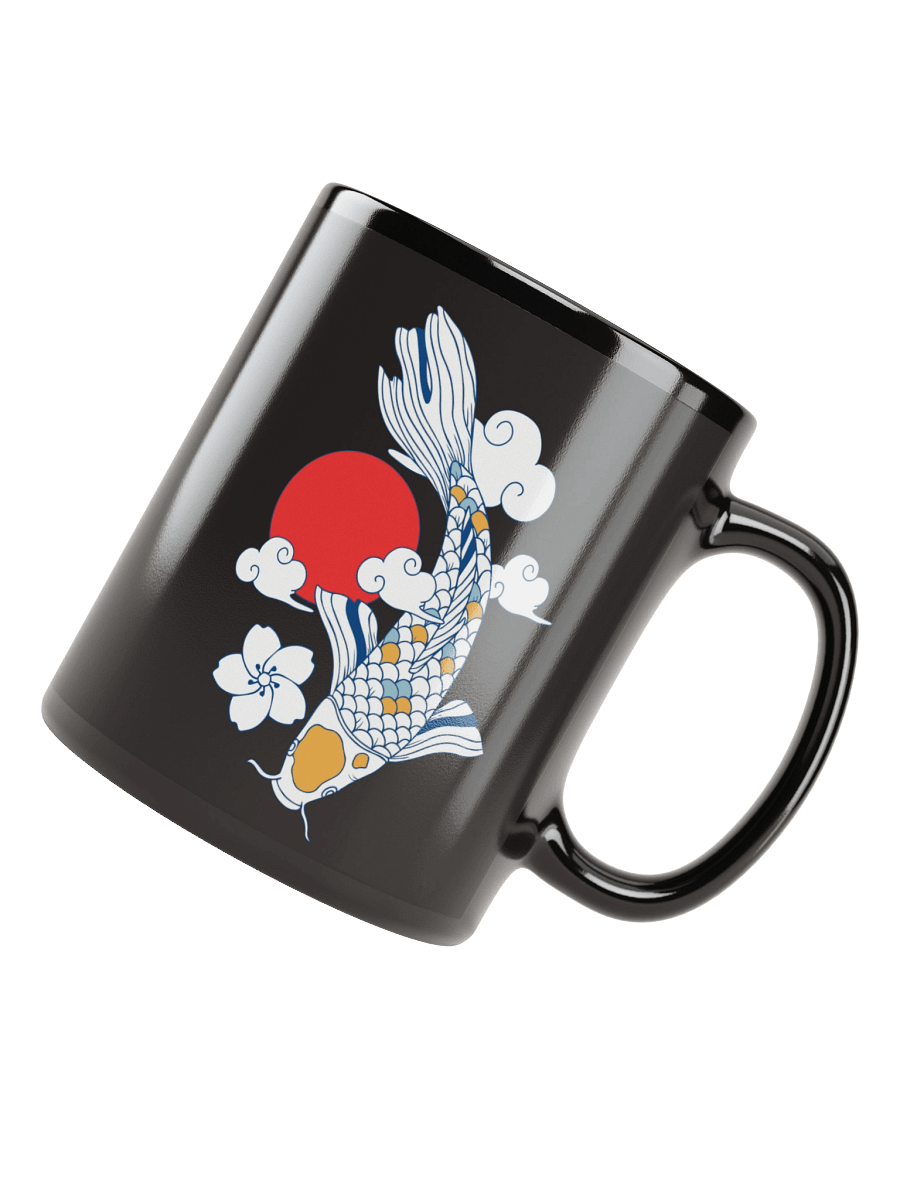 Koi Fish Black Mug product image (4)