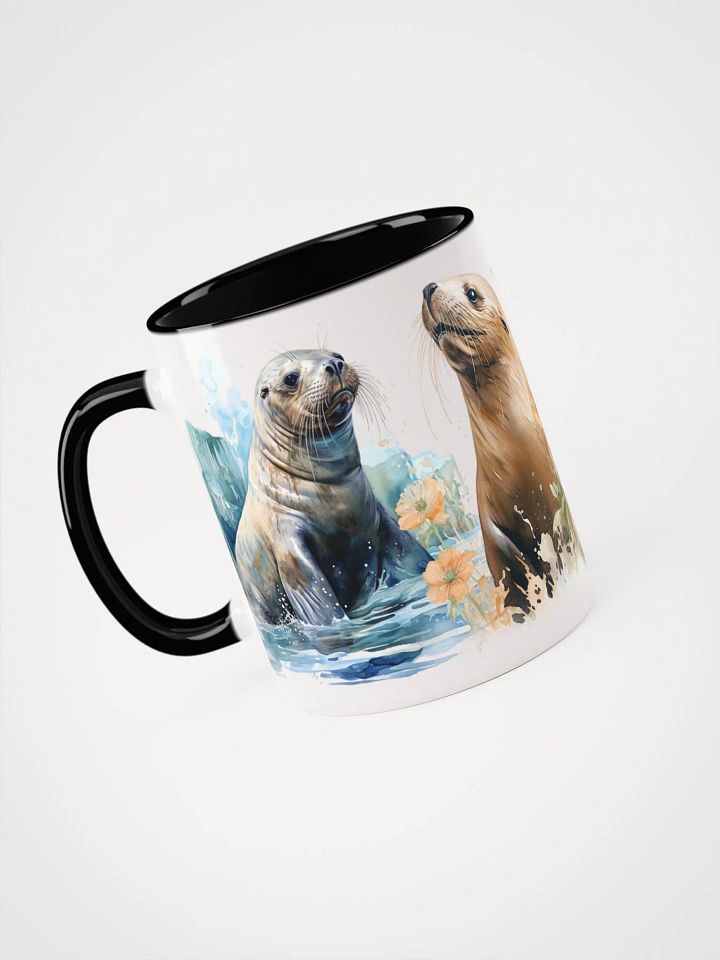 Seal Serenade Accent Mug product image (2)