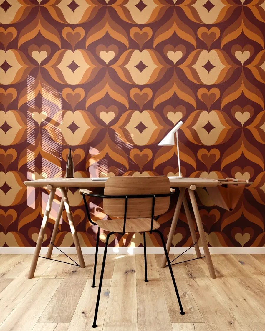 Wallpaper Mockup with Wooden Desk product image (3)