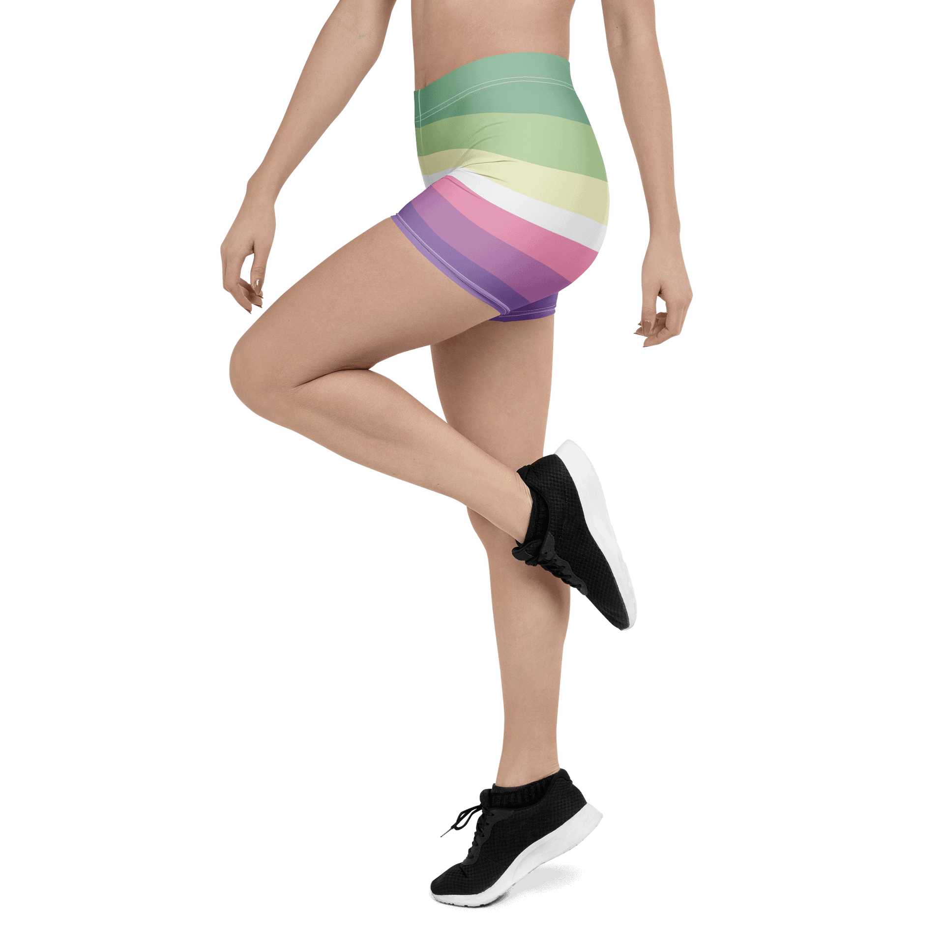 Genderfae Pride Flag Bike Shorts product image (4)