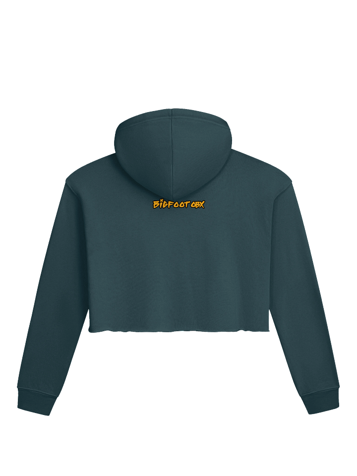 Destination Bigfoot Bronco Bigfoot Logo Bella+Canvas Fleece Women's Crop Hoodie (Multiple Colors Available) product image (12)