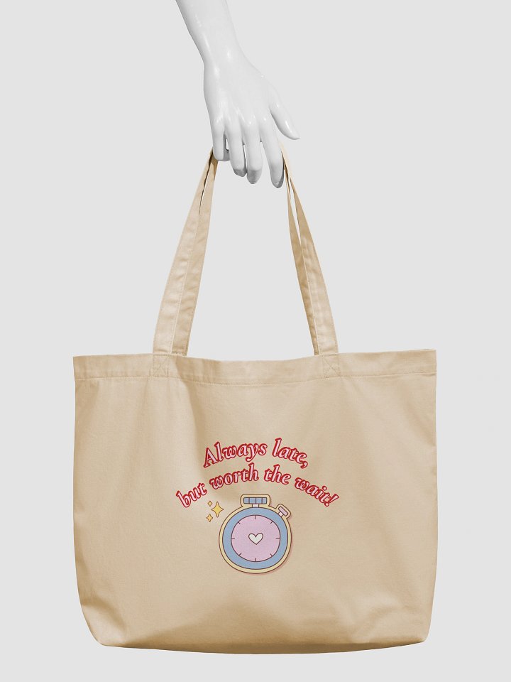 Fashionably Late - Organic Mood Tote bag | Vixelle product image (1)