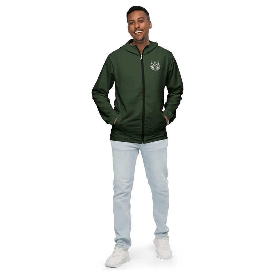 Green Twin Anchor Titan tug Windbreaker product image (9)