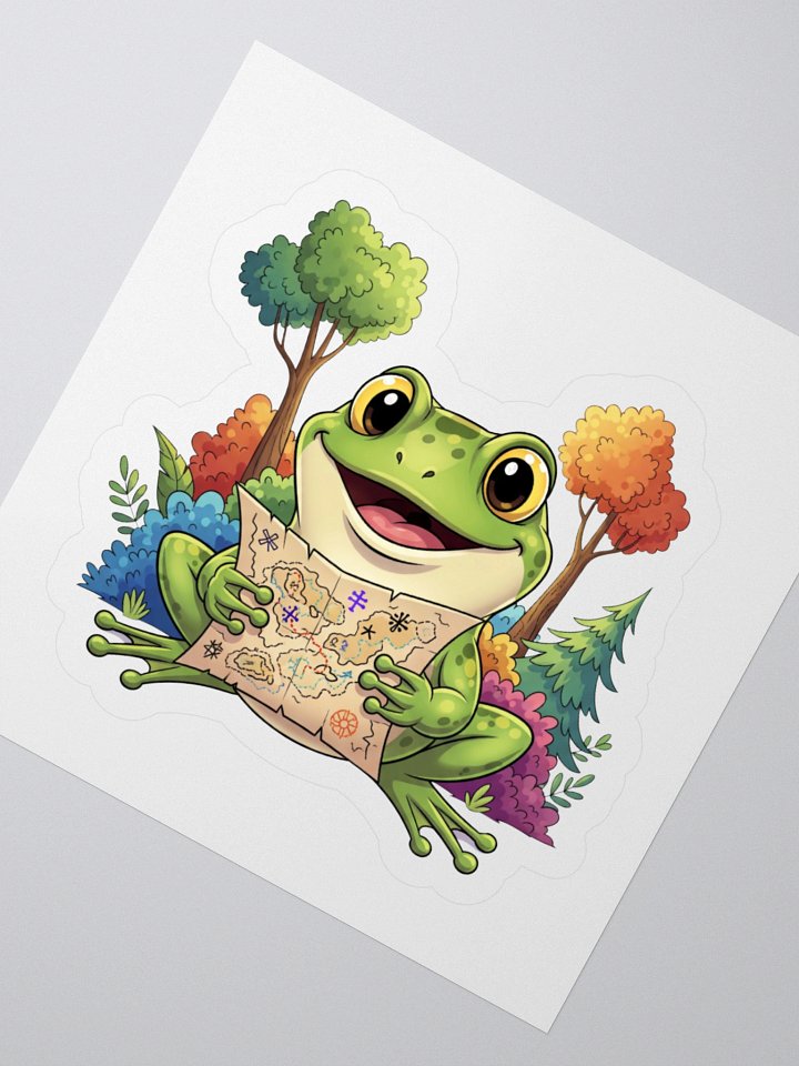 Froggy Explorer Sticker product image (3)
