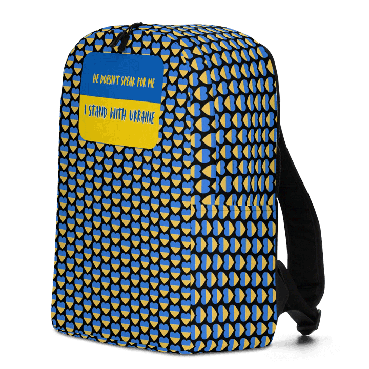 Resistors, Doesn't Speak for Me, Patterned Black Backpack product image (2)