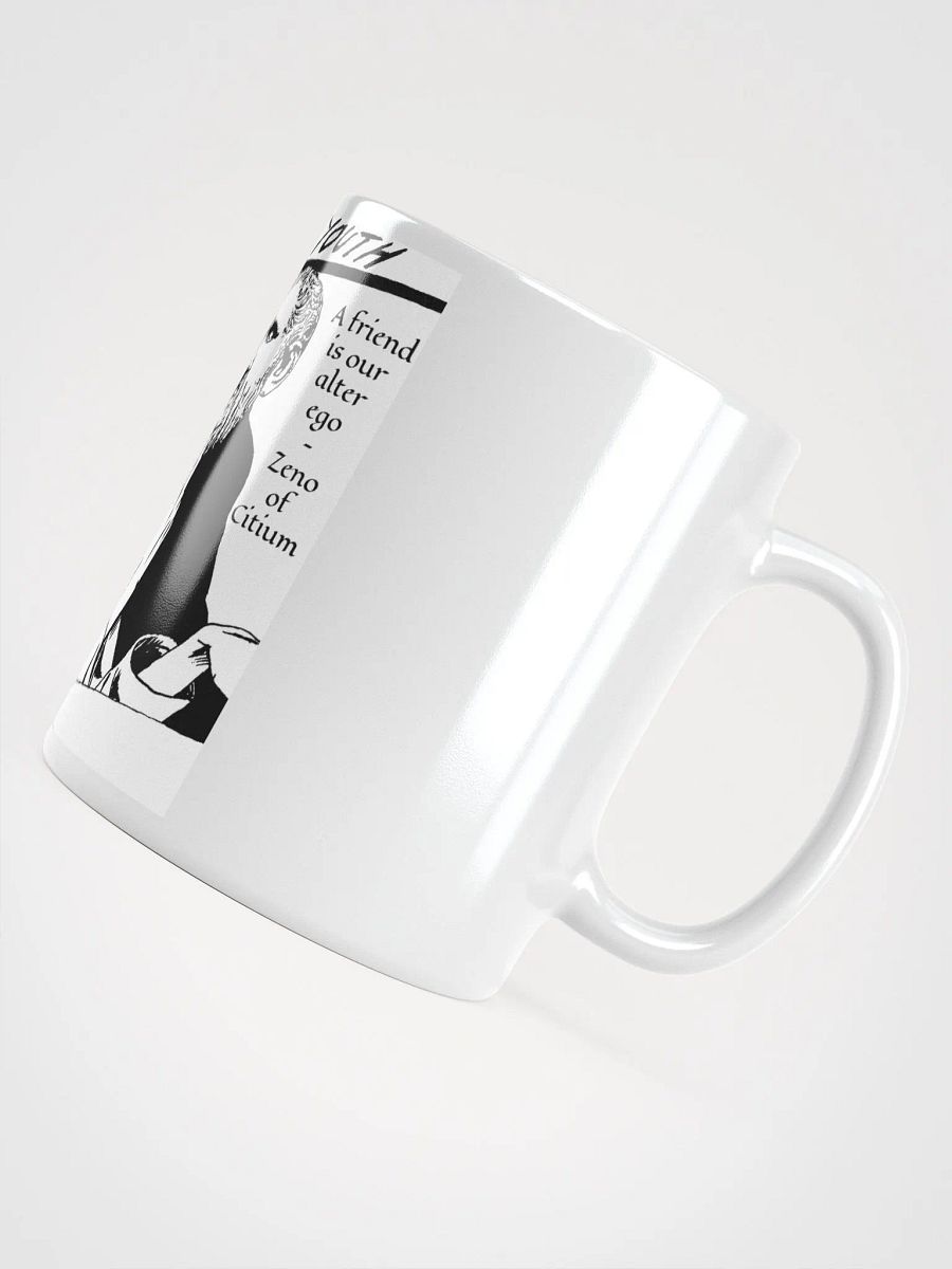 Stoic Youth Zeno of Citium quote White Glossy Mug product image (5)