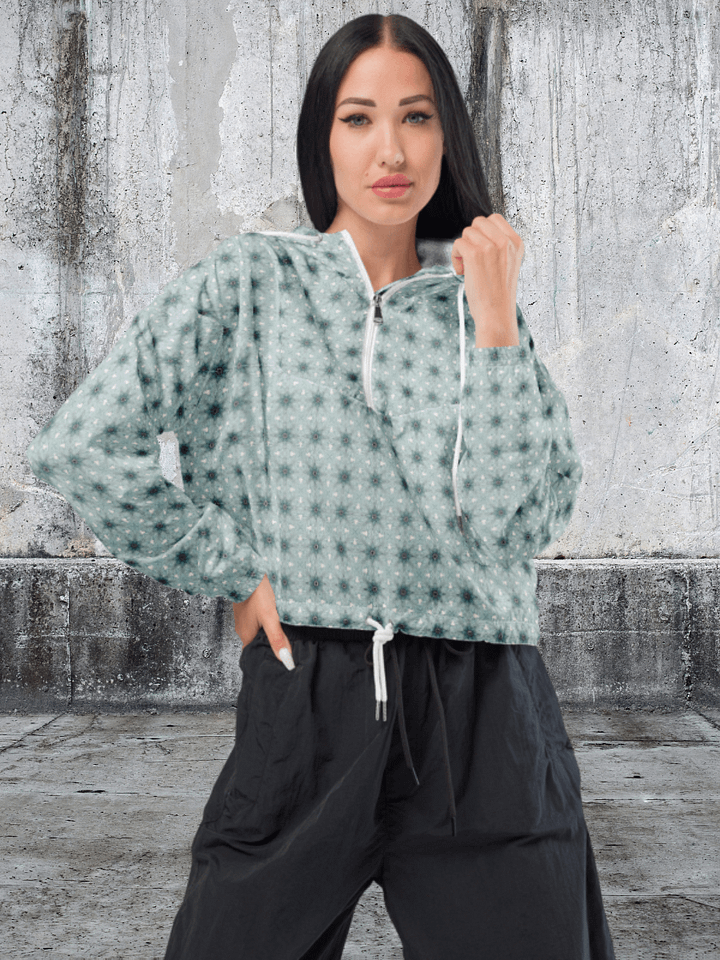 Geometric Pattern Women's Windbreaker Jacket product image (1)