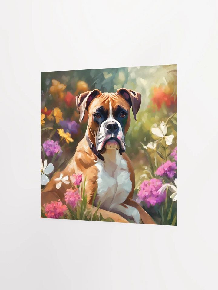 Square Boxer Dog Poster product image (9)