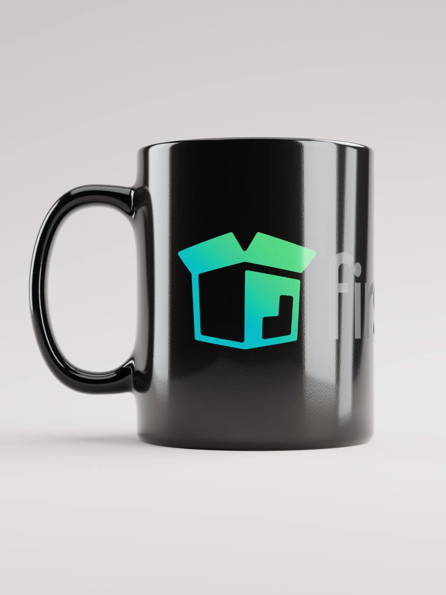 Black Glossy Mug product image (2)