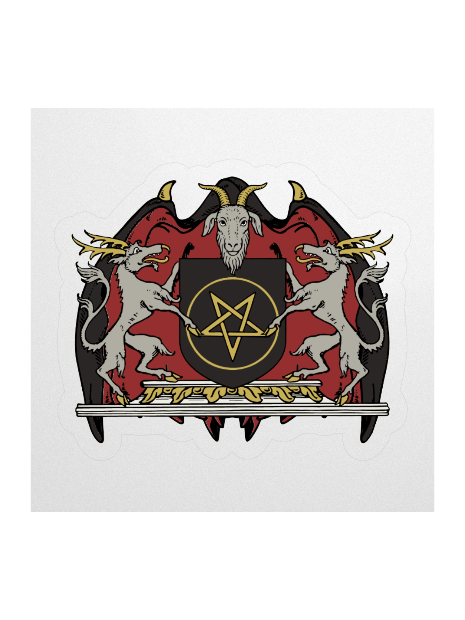 The Sigil of the Abyss Kiss Cut Sticker product image (1)