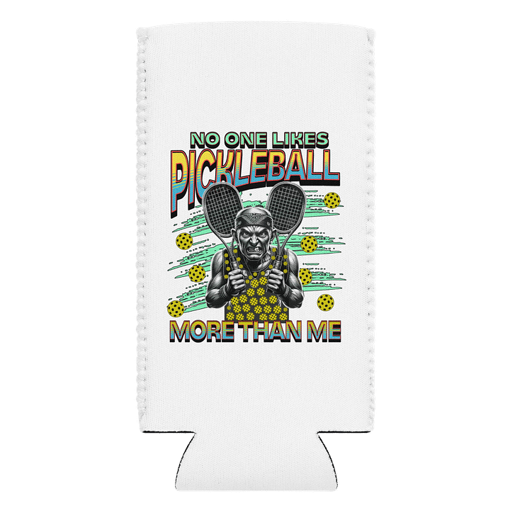 No One Likes Pickleball More Than Me Can Cooler product image (2)