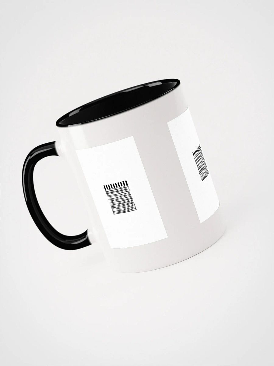 Monochrome Graphic Peek-A-Boo Ceramic Mug product image (5)