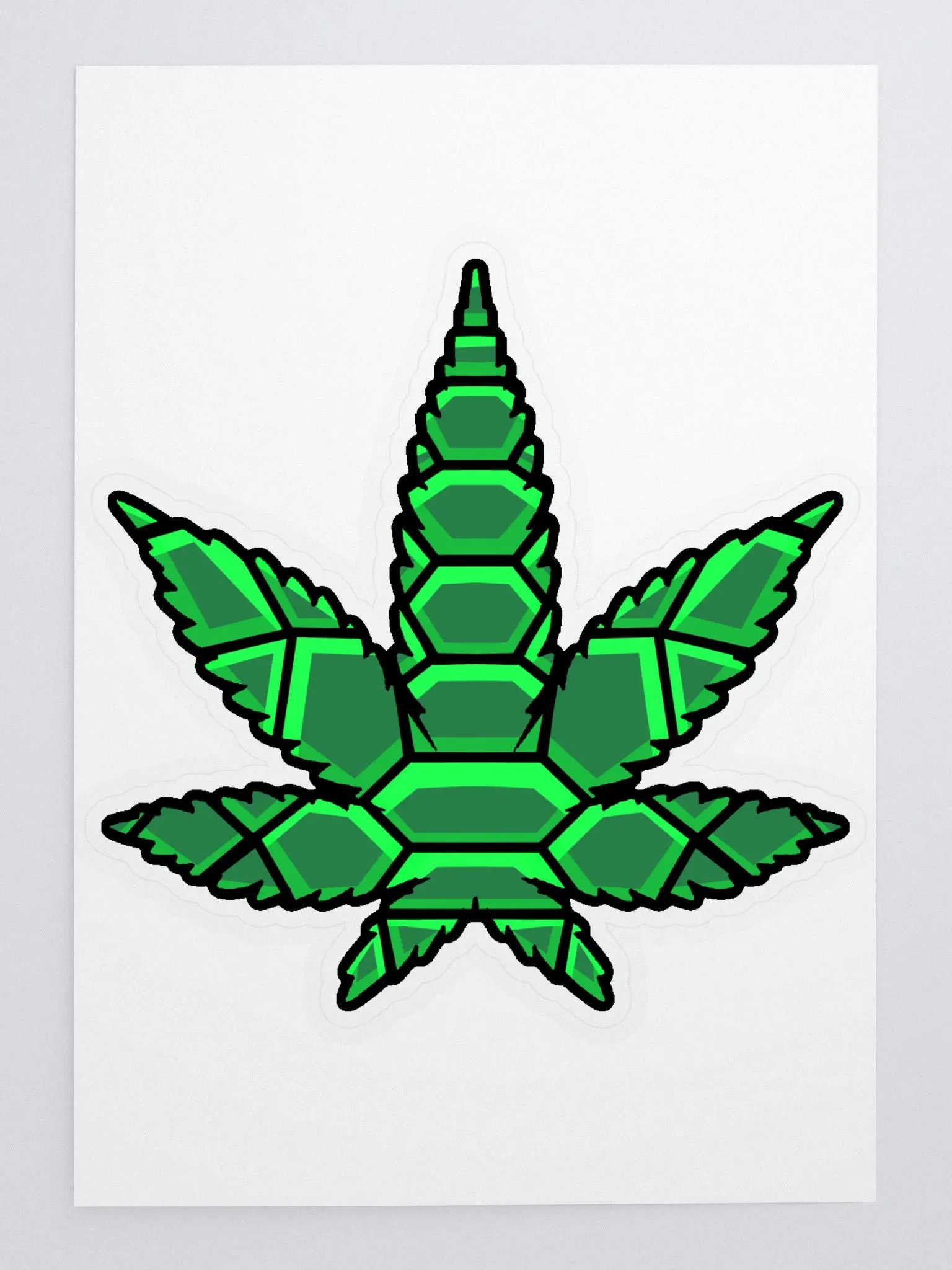Leaf Cut Sticker product image (1)